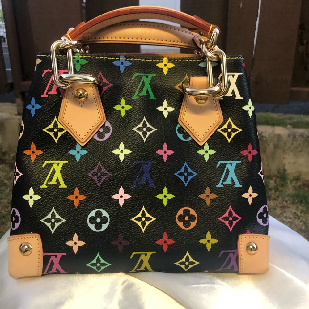 Brand New Louis Vuitton x Murakami multicolore black handbag